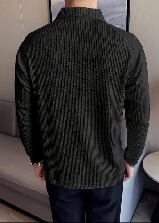 Breathable Stretch Knit Long Sleeve
