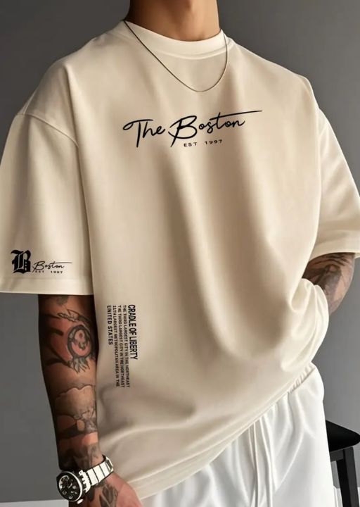 Street Style Casual Graphic Tee