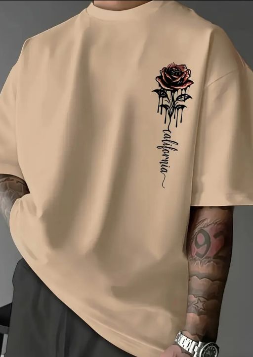 California Rose Graphic T-Shirt